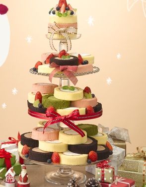 ロールケーキツリー