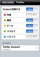ツイッター連携